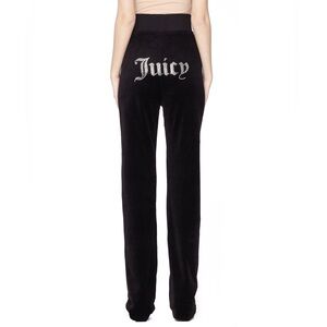 Juicy Couture Black Velvet Joggers